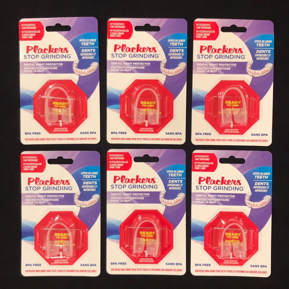 Plackers Dental Teeth Grinding Protectors Set of 6